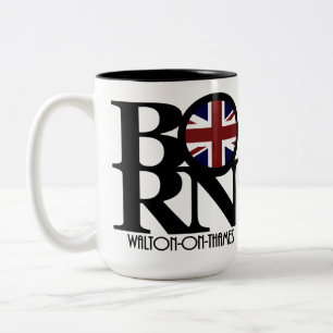 Taza Bicolor BORN Walton-On-Thames 15oz