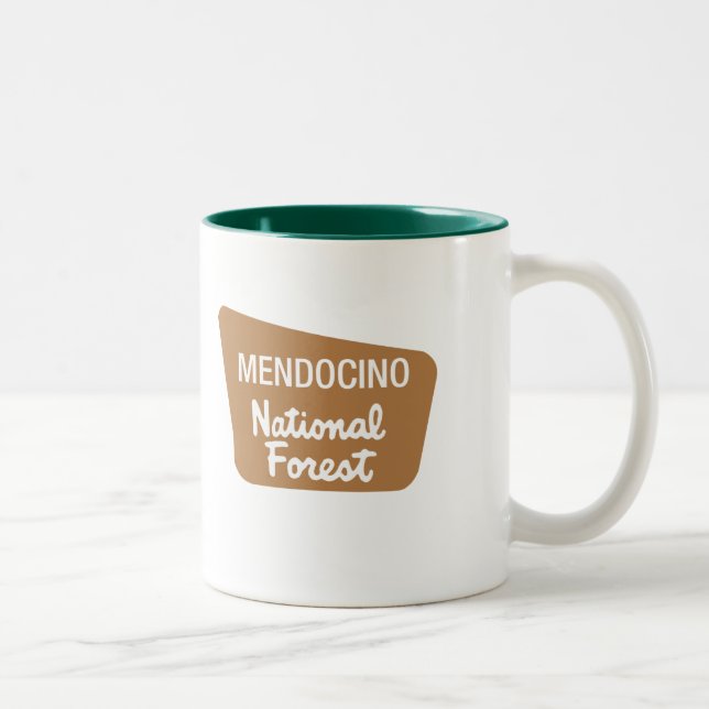 Taza Bicolor Bosque del Estado de Mendocino (Rótulo) (Derecha)