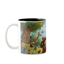 bosque encantado con animales