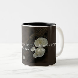 Taza Bicolor Bosque inspirado en la naturaleza