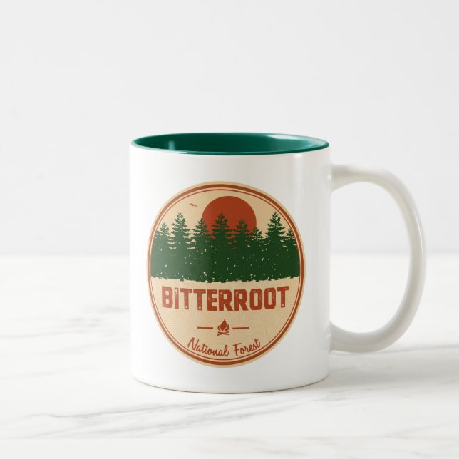 Taza Bicolor Bosque Nacional Bitterroot (Derecha)