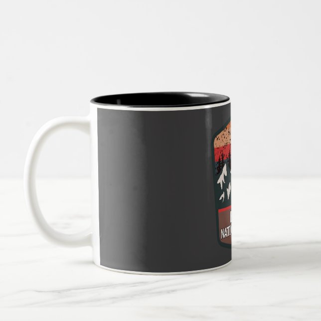 Taza Bicolor Bosque nacional de Boise (Izquierda)