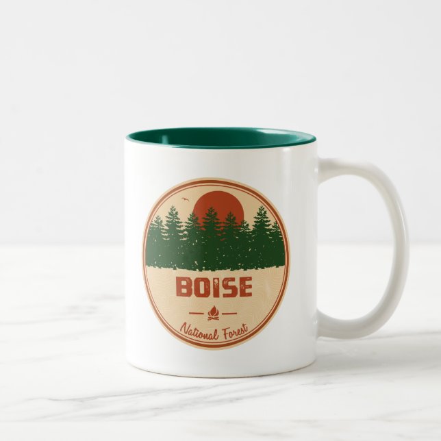 Taza Bicolor Bosque nacional de Boise (Derecha)