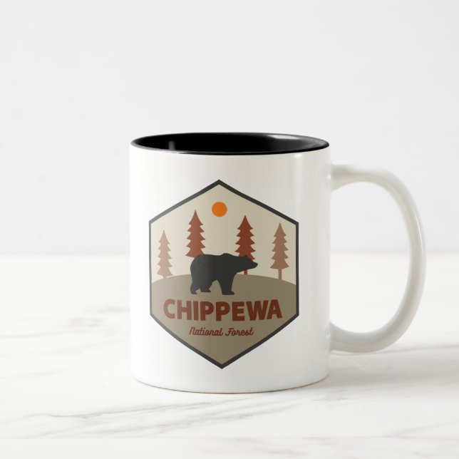 Taza Bicolor Bosque nacional de Chippewa (Derecha)
