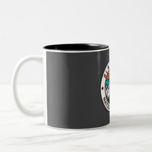Taza Bicolor bosque nacional de colinas negras