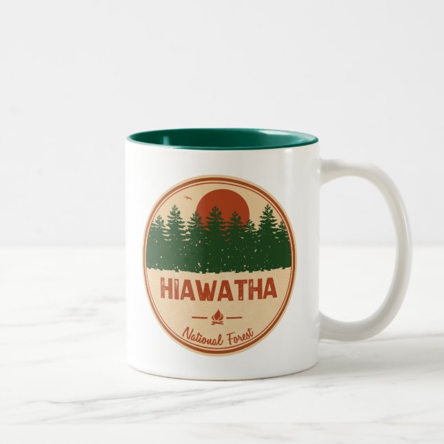 Taza Bicolor Bosque nacional de Hiawatha (Derecha)