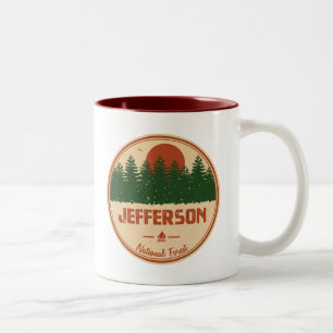 Taza Bicolor Bosque nacional de Jefferson