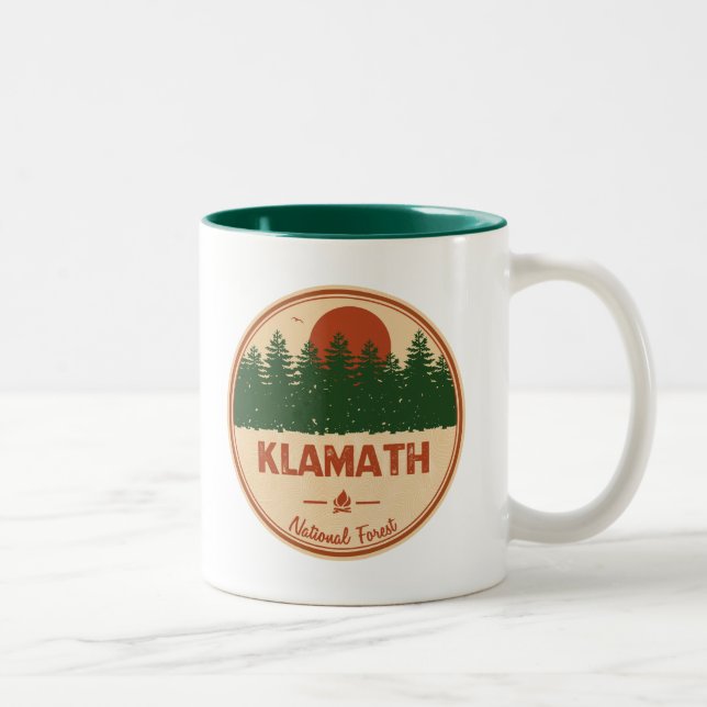 Taza Bicolor Bosque nacional de Klamath (Derecha)