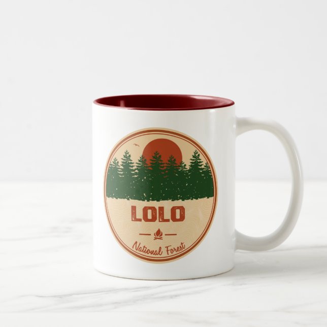 Taza Bicolor Bosque nacional de Lolo (Derecha)