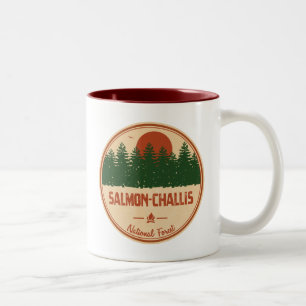 Taza Bicolor Bosque nacional de Salmon-Challis