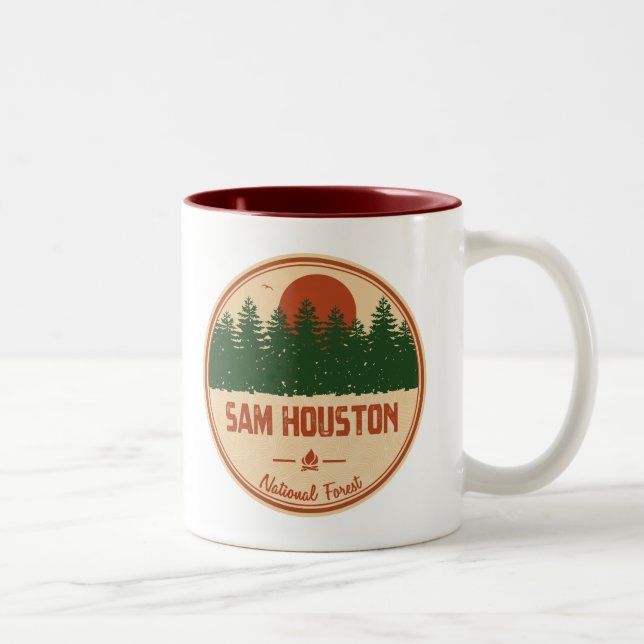 Taza Bicolor Bosque nacional de Sam Houston (Derecha)