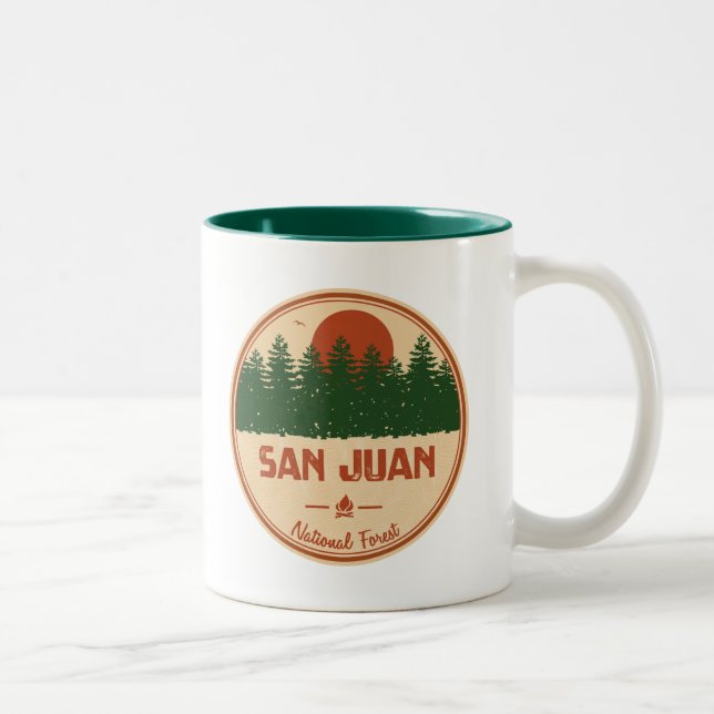 Taza Bicolor Bosque nacional de San Juan (Derecha)