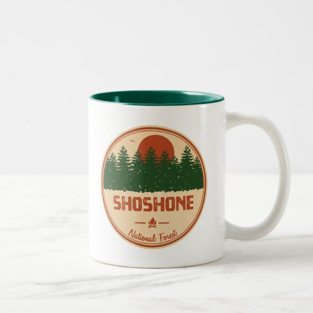 Taza Bicolor Bosque nacional de Shoshone (Derecha)