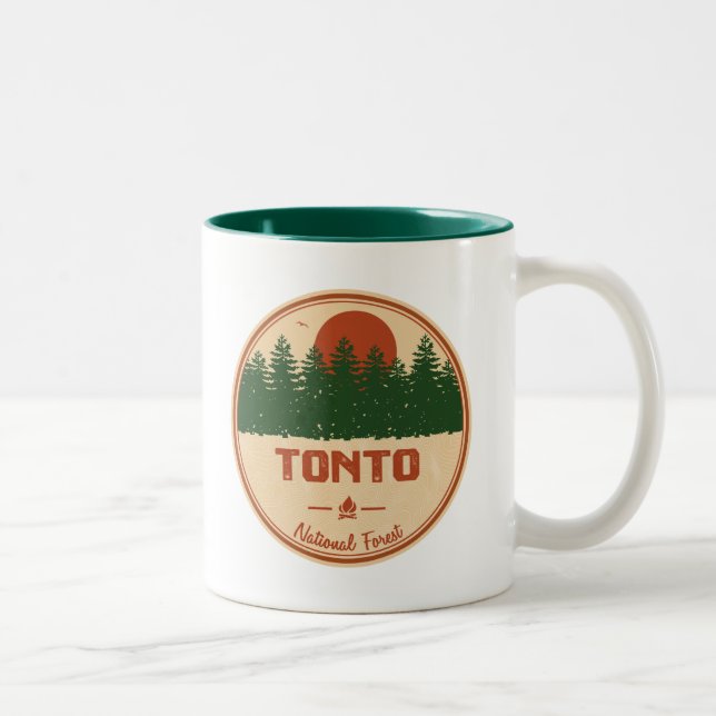 Taza Bicolor Bosque nacional de Tonto (Derecha)