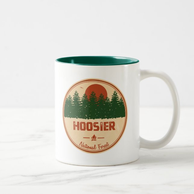 Taza Bicolor Bosque nacional Hoosier (Derecha)