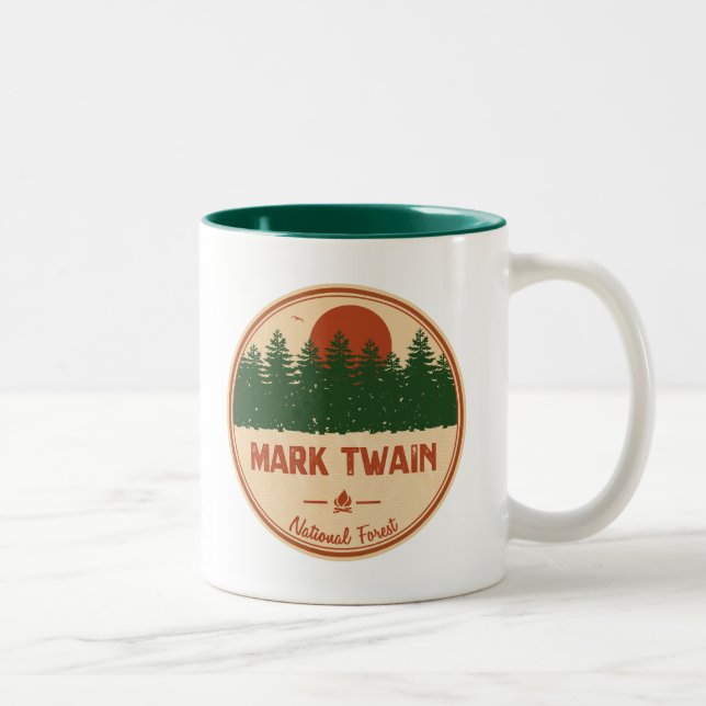 Taza Bicolor Bosque nacional Mark Twain (Derecha)