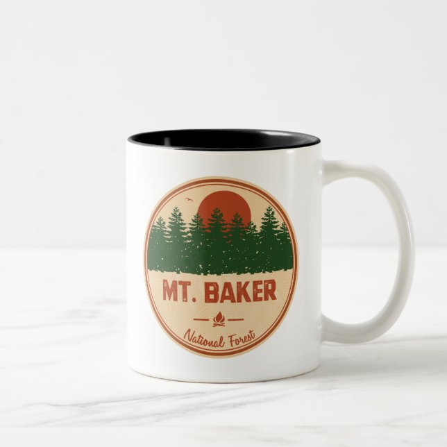 Taza Bicolor Bosque Nacional Mt. Baker (Derecha)