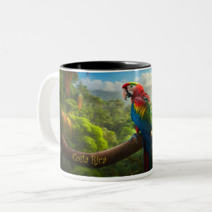 Taza Bicolor Bosque tropical de Costa Rica - Café de loro salva