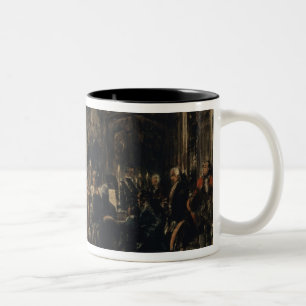 Taza Bicolor Bosquejo para el concierto de la flauta, 1852