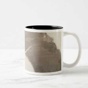 Taza Bicolor Bosquejo para una fan, c.1879 de Edgar Degas el