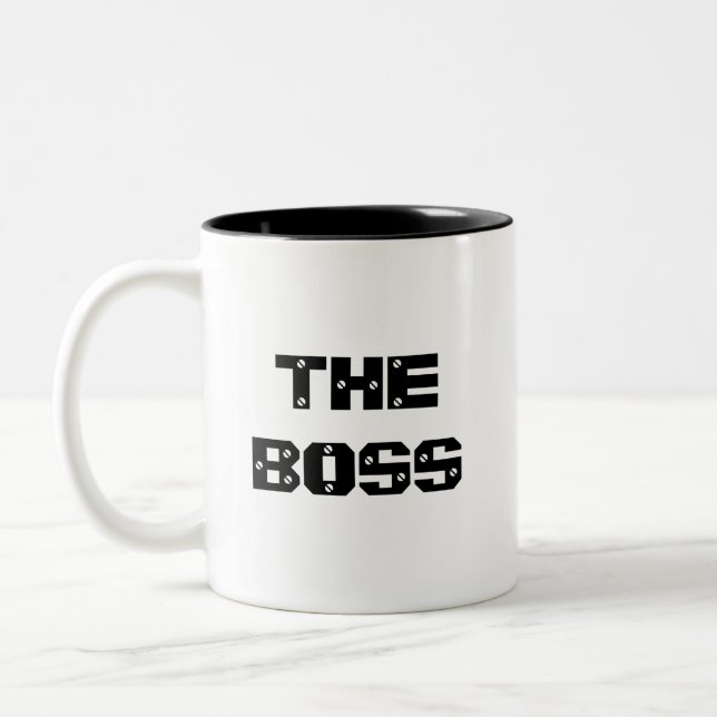 TAZA BICOLOR BOSS (Izquierda)