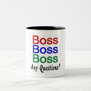 Taza Bicolor Boss Boss Boss