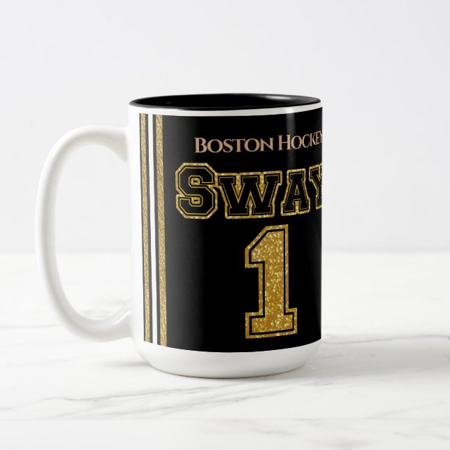 Taza Bicolor Boston Hockey Sway 1 (Izquierda)