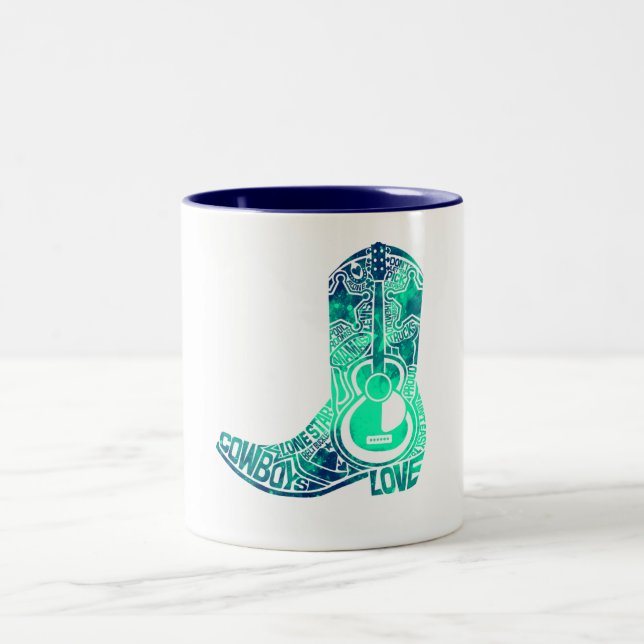 Taza Bicolor Bota de vaquero (Centro)