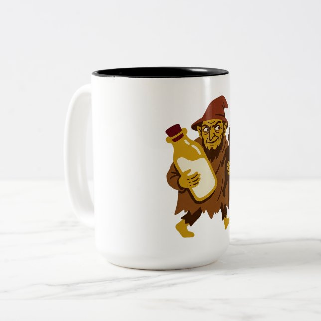 Taza Bicolor Botella Manci (Anverso izquierdo)