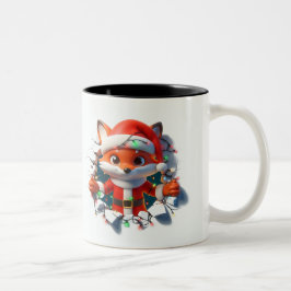 Taza Bicolor Both Side 3D Christmas | Merry Christmas Mug