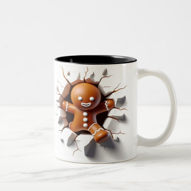Taza Bicolor Both Side 3D Christmas | Merry Christmas Mug (Derecha)