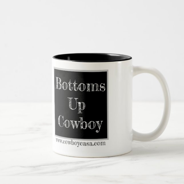Taza Bicolor Bottoms Up Cowboy Mug (Derecha)