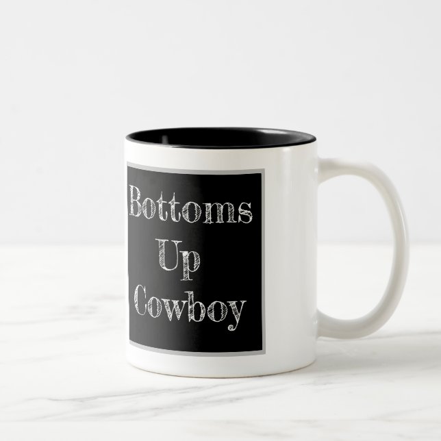 Taza Bicolor Bottoms Up Cowboy Mug *NO LOGO* (Derecha)