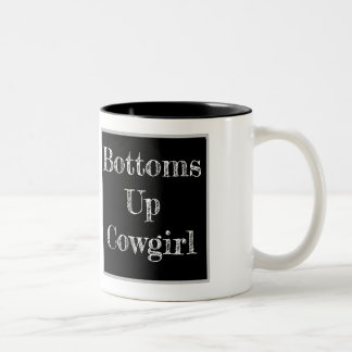 Taza Bicolor Bottoms Up Cowgirl Mug *NO LOGO*
