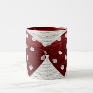 Taza Bicolor Bow Tie