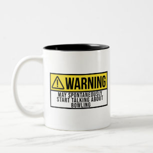 Taza Bicolor Bowling Gift - Bowler Funny Saying
