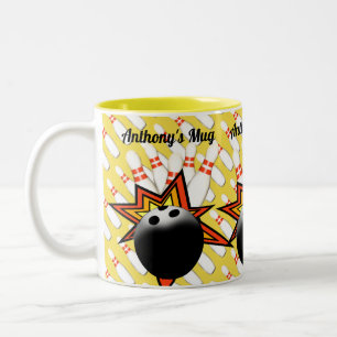 Taza Bicolor Bowling Mug