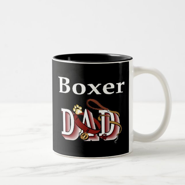 Taza Bicolor Boxer Dad Mug (Derecha)