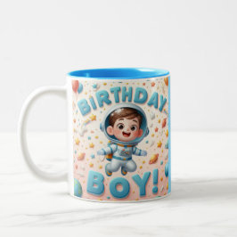 Taza Bicolor Boy's birthday Mug