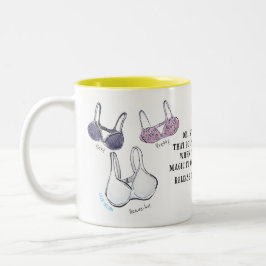 Taza Bicolor Bra Mug