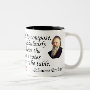 Taza Bicolor Brahms en componer