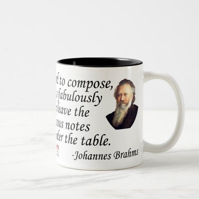 Taza Bicolor Brahms en componer (Derecha)