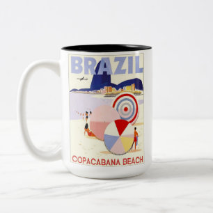 TAZA BICOLOR BRASIL COPACABANA