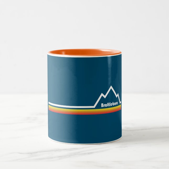 Taza Bicolor Brattleboro Vermont (Centro)