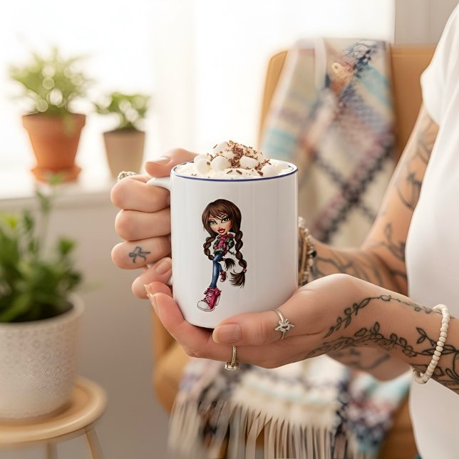 Taza Bicolor Bratz Coffee Mug (Subido por el creador)