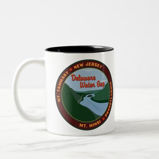 Taza Bicolor Brecha de agua de Delaware (Izquierda)