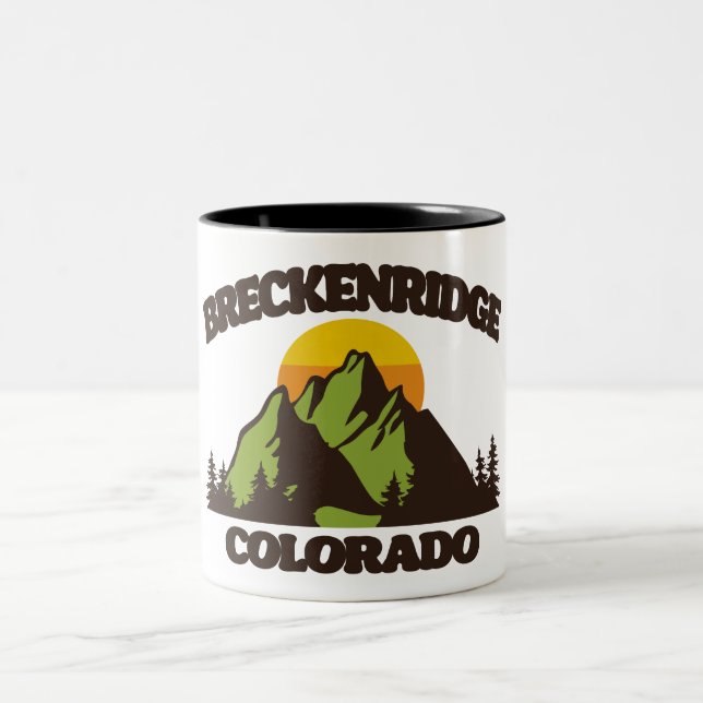 Taza Bicolor Breckenridge, Colorado (Centro)
