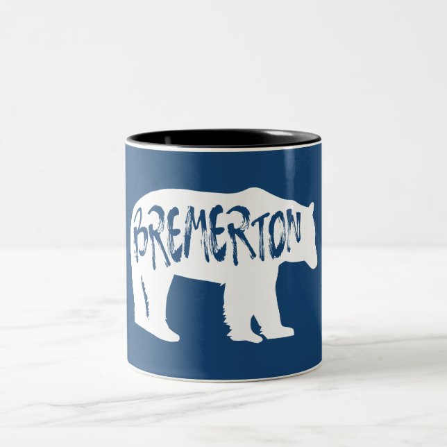 Taza Bicolor Bremerton Washington Bear (Centro)
