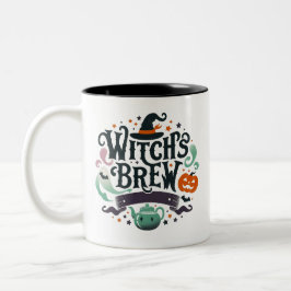 Taza Bicolor Brew de bruja- Halloween