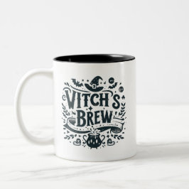 Taza Bicolor Brew de bruja- Halloween